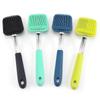 Silicone Spatula Pot Brush, Soft Bristle, Oil-Free, Non-Damaging, Universal Kitchen Cleaner