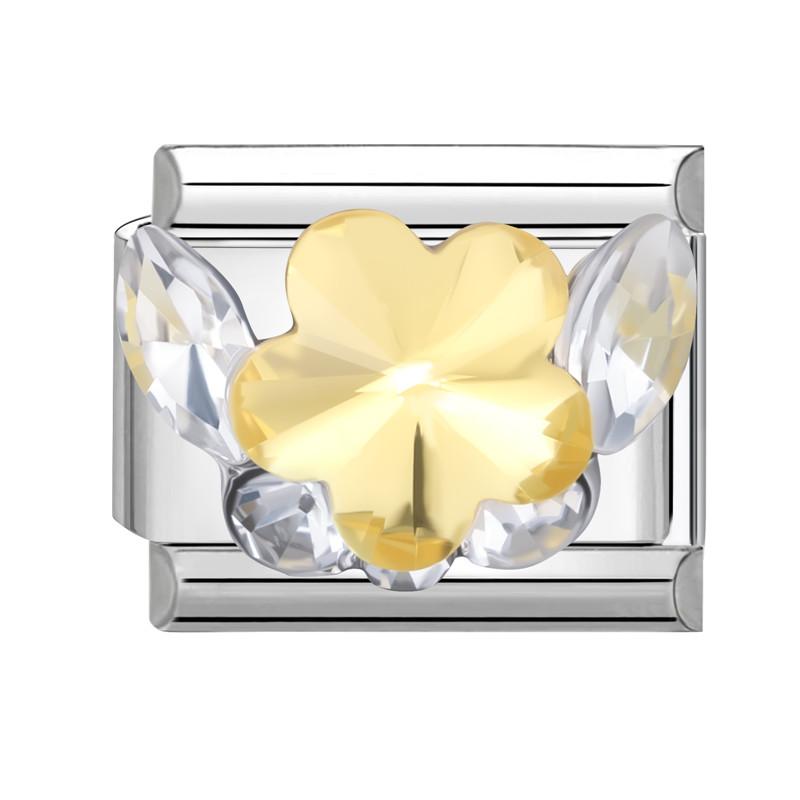 Fashion Heart Bow Knot Butterfly Star Rose Flowers Italian Charm Links Fit 9mm Stainless Steel Bracelet Women DIY Making Gift