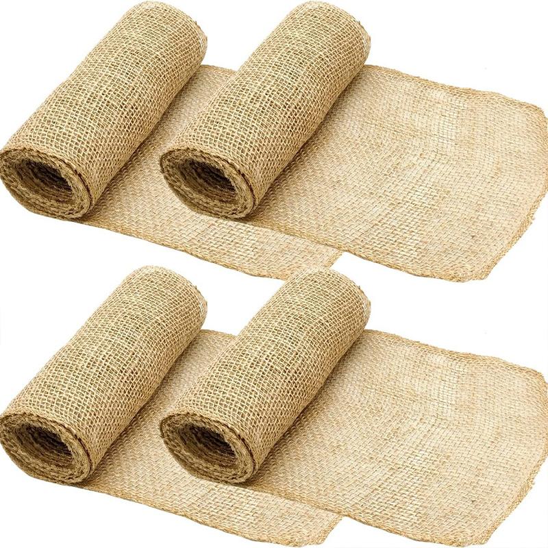 450x20cm Winter Tree Wraps Tape Shrub Plant Protection Cover Natural Jute Burlap Cloth Garden Outdoor Against Cold Wrap Tape