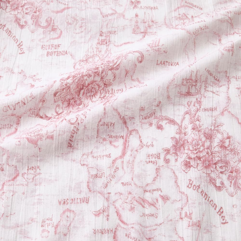 Gunze Long Sleeve Pajamas with Elastic Sleeve and Leg Made in Japan Women's Holes, Moisture-Wicking, Quick-Drying, Eco-Friendly, Twin-Leg Pattern,