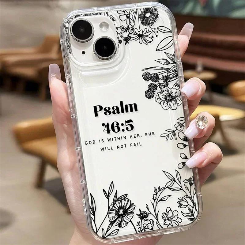 English Flower Pattern Shock-Absorbing Phone Case for Samsung Galaxy S24 S23 S22 Ultra Plus 5G S21 FE A15 A35 A55 A14 A54 Cover
