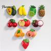 Miniature Fruit Magnets 3D Simulated Refrigerator Magnet, Resin Shape Fridge Kitchen Magnetic Decoration Theme for Office Whiteboard Cabinet Ornaments