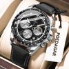 Luxury Watch For Men Waterproof Luminous Date Chronograph Man Wristwatch Stainless Steel Men's Quartz Watches+Box