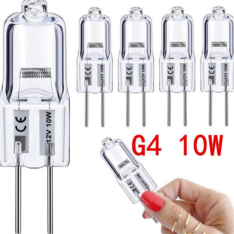 

5/10/20/50/100PCS G4 12V 10W 20W Halogen Bulbs JC Bi-Pin Warm White LED Replacement Capsule Lamp for Lighting 5PCS