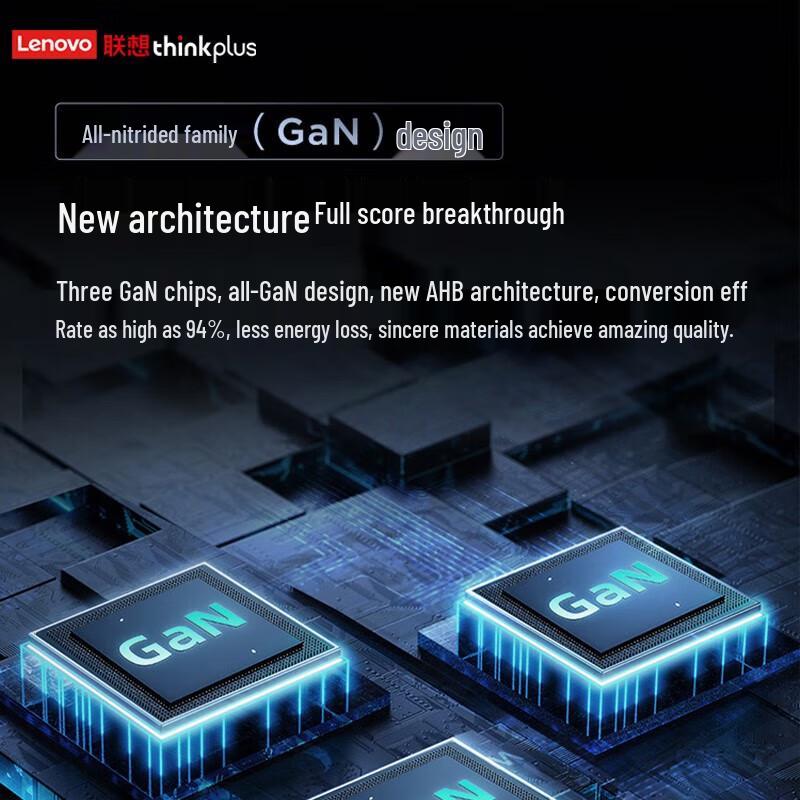 Lenovo ThinkPad 100W GaN USB-C Laptop Charger