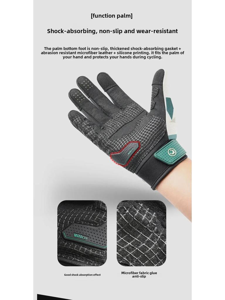 Vilico Outdoor Sports Motorcycle Riding Gloves - Anti-Collision, Anti-Fall, Wear-Resistant, Cool Tactical Design for Off-Road Adventures