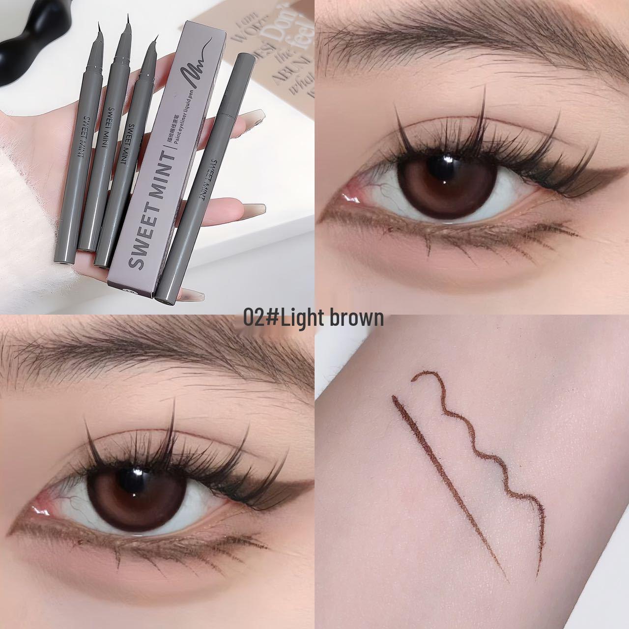 Sweet Mint Waterproof Multi-use Eyeliner Pen – Natural, Smooth, Fine-Tip Under-eye Makeup.