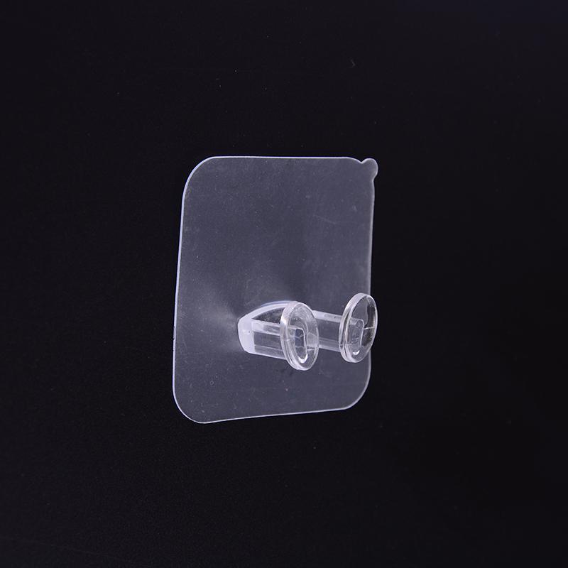 4Pcs/Pack Random Color Home Office Wall Adhesive Plastic Power Plug Storage Hook