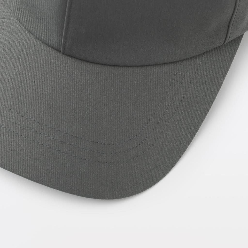 MUJI Cap UV Protection Breathable Water Repellent Water Resistant Seam Sealed Unisex Adult Charcoal Gray DBB09A6S 55-59cm