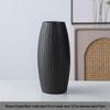 Minimalist Black Ceramic Vase