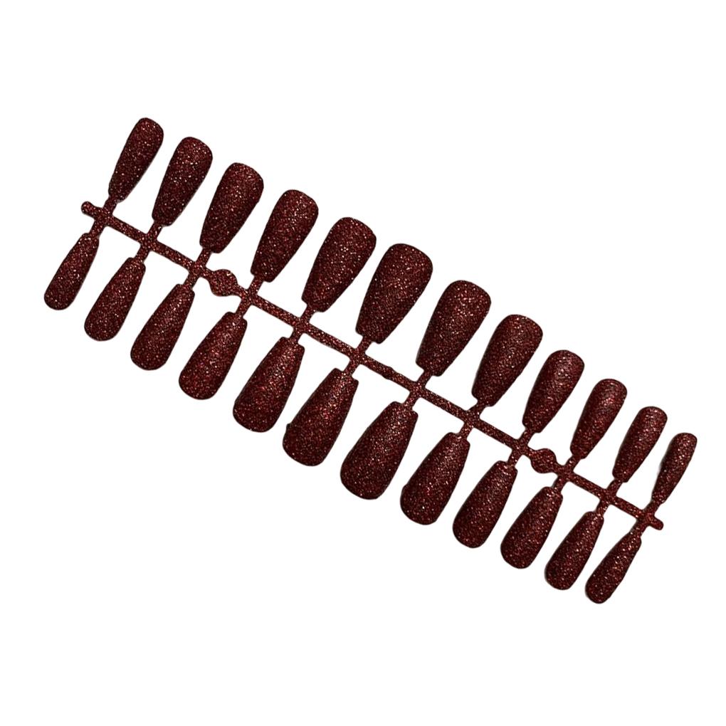 

Lady Fake Art Nails Pointed Fashion Full Cover Patch Professional European American Style Detachable Manicure Tools Shop