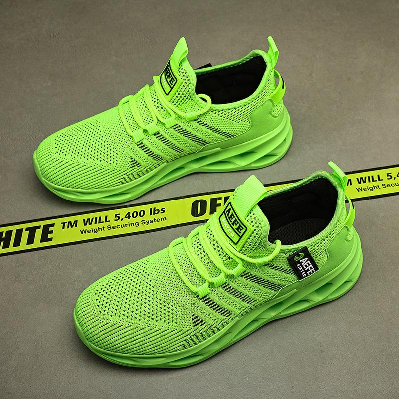 40-47 Pánské Velké Velikosti Lehké Prodyšné Síťované Boty Pánské Tenisky Běžecké Boty se Vzduchovým Polštářem Síťované Boty