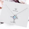 2026 Star Moon Universe Necklace Female Niche Design Feeling Trendy Cold Wind Short Clavicle Chain Necklace
