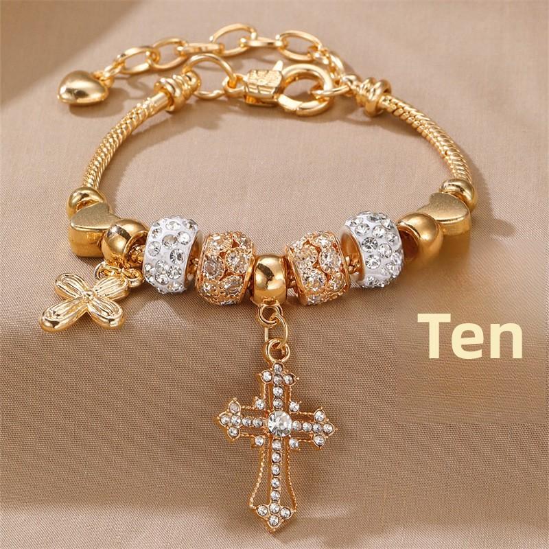 Fashion Heartshaped Zircon Jewelry Bracelet For Women And Teen Giftgiving