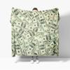 Geld Kulisse US-Dollar Banknoten Benjamin Franklin 100 Dollar Wurfdecke Gemütlich Weich Leicht Warm Flanell Decken Party