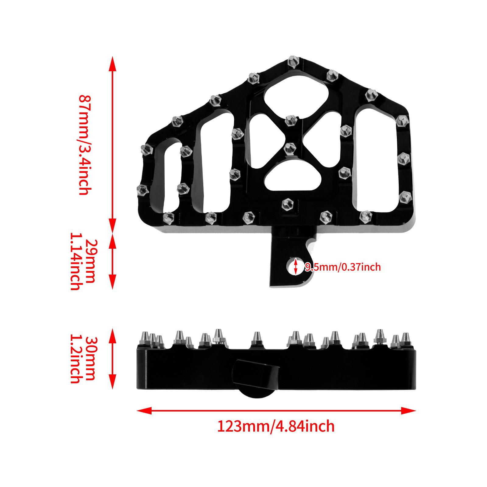 Harley Softail 2018+ Universal Front & Rear Footpegs V2 CHOLOSTYLE /