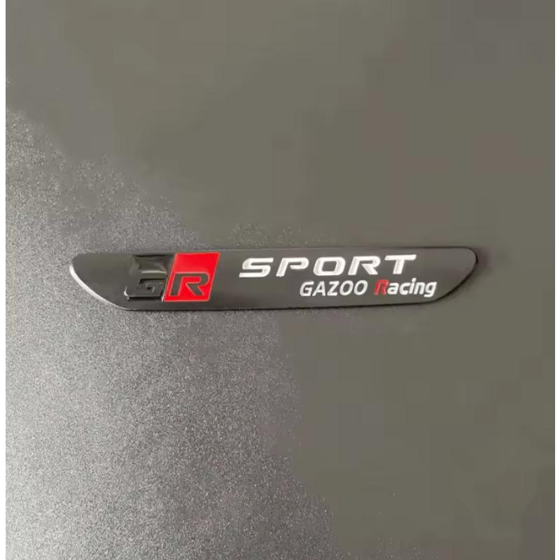 Metal 3D G-R Sport Gazoo Racing Logo Emblema Aripă Laterală Mașină Insignă Autocolant Pentru C-HR RAV4 Corolla Camry