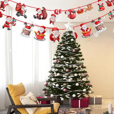 Christmas Decorations Flags Party Atmosphere Decorations Suitable For Christmas Decorations Perfect For Christmas Parties And Celebrations