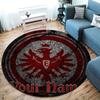 Eintracht Frankfurt Custom Name Round Area Rug,Carpet Rug for Living Room Bedroom Sofa Playroom Decor,Non-slip Floor Mat