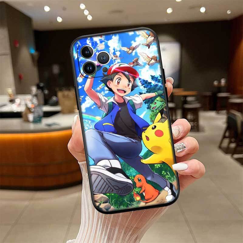 Pokemon Cute Case for Samsung Note 20 10 S25 Plus Ultra Lite FE M20 M21 M30 M31 M51 A11 A26 A51 A52 A53 A56 A70 A71 A72 A73
