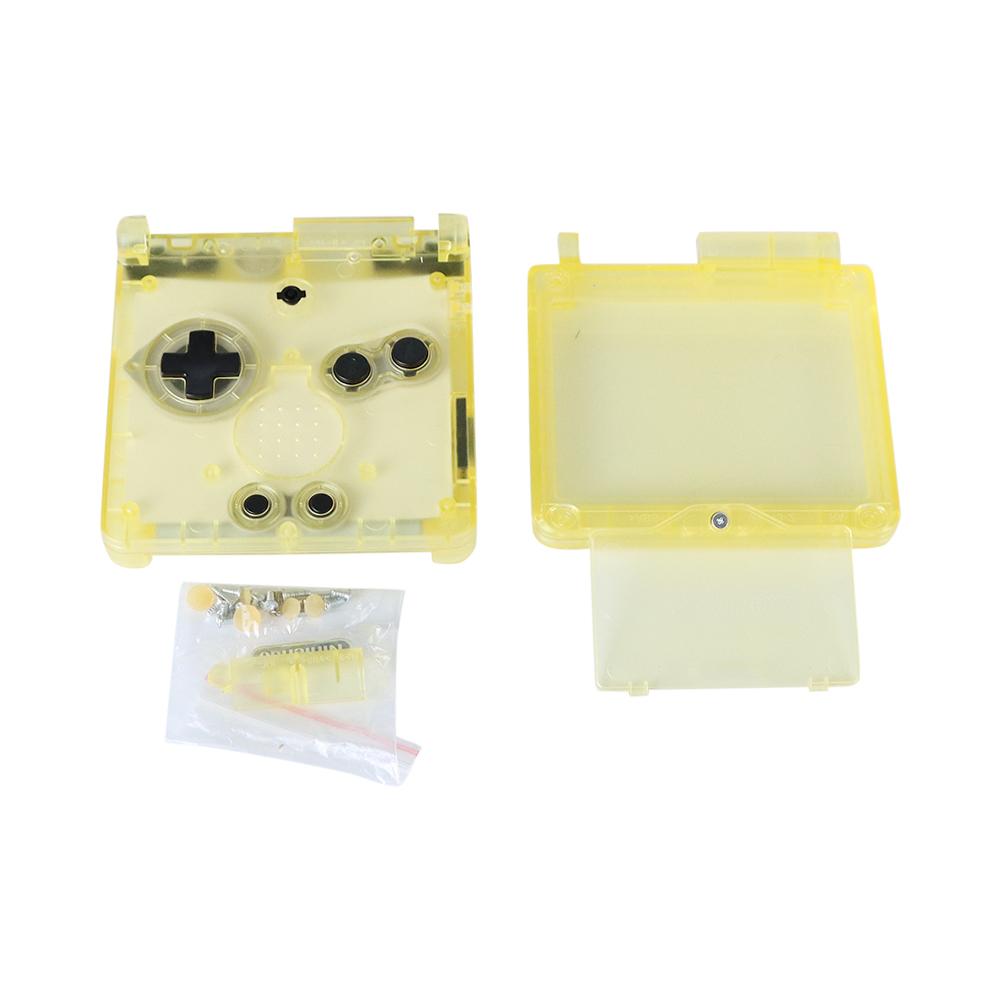 1PCS Cool Clear For GBA SP Transparent Replacement Housing Shell Cover For Game Boy Advance SP Case Cover