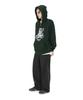 Openyard(Oy) Sprayed Odolly Hoodie Zip Up - Forest