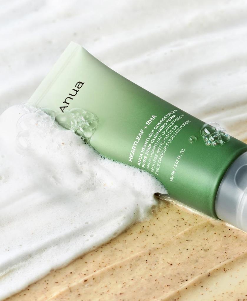 Anua Heartleaf Quercetinol™ Pore Deep Cleansing Foam Gentle Facial Cleanser 150ml
