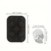 Silicone Ice Cube Mold Tray With Lid, Diamond Skull Ball Shape Ice Maker, Easy Release ,For Whisky, Cocktail, Kitchen Accessorie