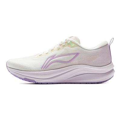Li Ning Red Rabbit 8 Body Measurement Examination Marathon Training Professional Running Shoes Women Sneakers White Purple ARPV004-8