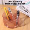 Hollowed-out Makeup Brush Storage Bucket 4 Compartments Desktop Storage Container  Girl Gift