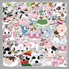 50-Pack Animal Cartoon Graffiti Stickers for Kids - Waterproof DIY Skateboard & Luggage Decals