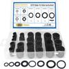 BUSY-CORNER 343 Pieces Rubber Flat Washer Gasket Assortment, Buna-N 70A, 8 Sizes, for Everyday Washer Needs, Ideal Repair Kit for Faucet or Plumbing
