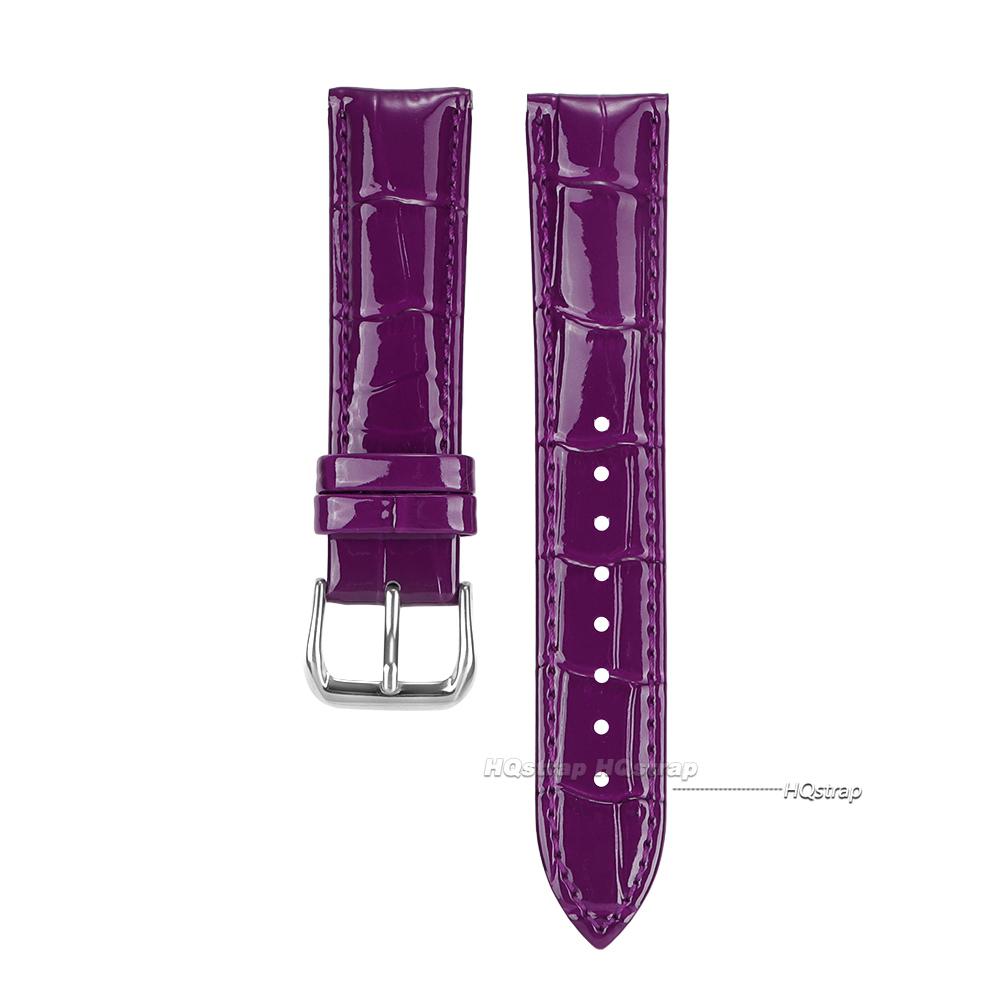 Leather Calfskin Strap 16mm 18mm 20mm 22mm Slub Pattern Watchband for Women Men Sport Watchband 12 14 19 21 24mm Universal Belt