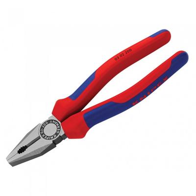 Knipex 03 02 Series Combination Pliers, Multi-component Grip