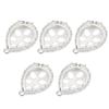 5 Pcs Alloy Pendant Base Jewelry Making Pendant Bezel Resin Molds Pendant Tray for DIY