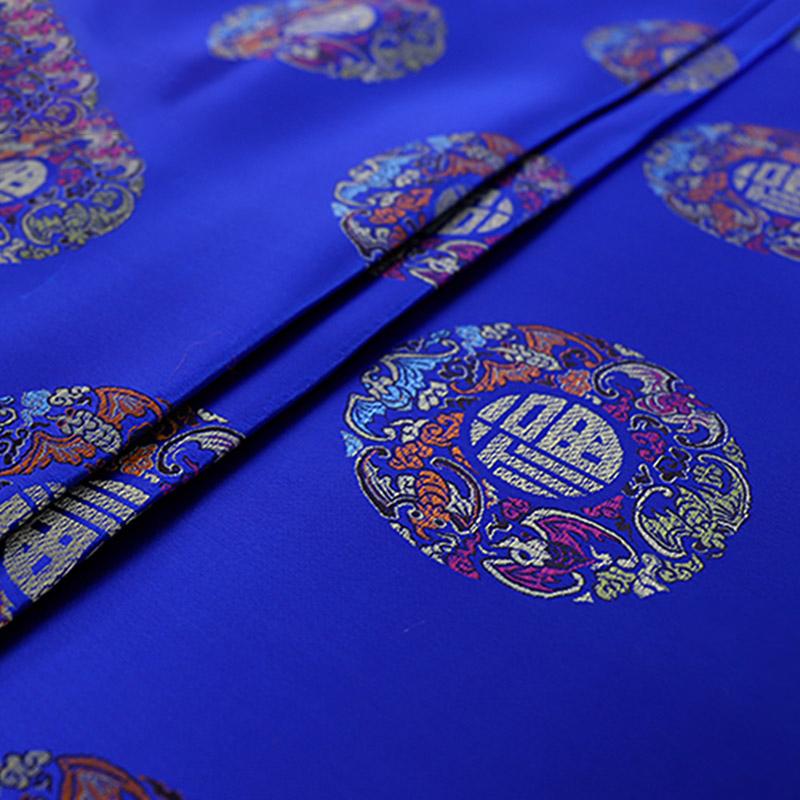 100*90cm Rayon Brocade Fabric For Sew Chinese Red Tang Suit Cheongsam Sheet Dress Costume Silk Like Damask Jacquard Satin Fabric