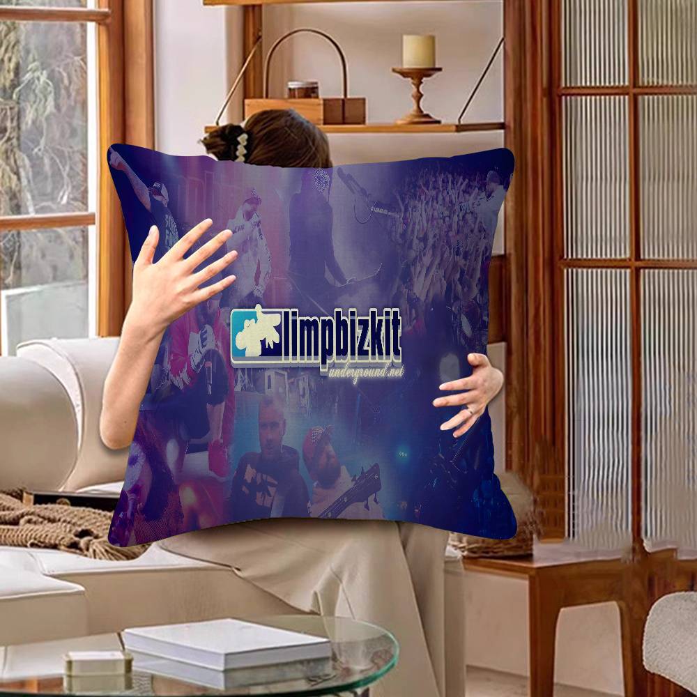 Pop Hot Band L-Limp Bizkit Pillowcases Home Bedding Decorative Pillow Cover Wedding Super Soft Pillow Case