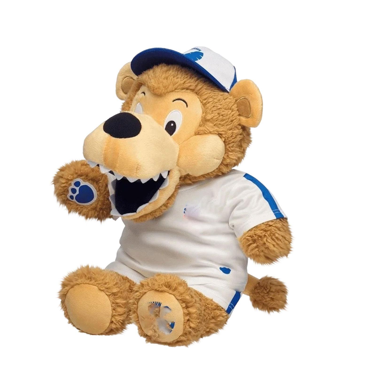 

Plush Stuffed Animal Bear Doll Wearing Sports Outfit and Cap Soft Toy Collectible Figure for Display and Gift One Size