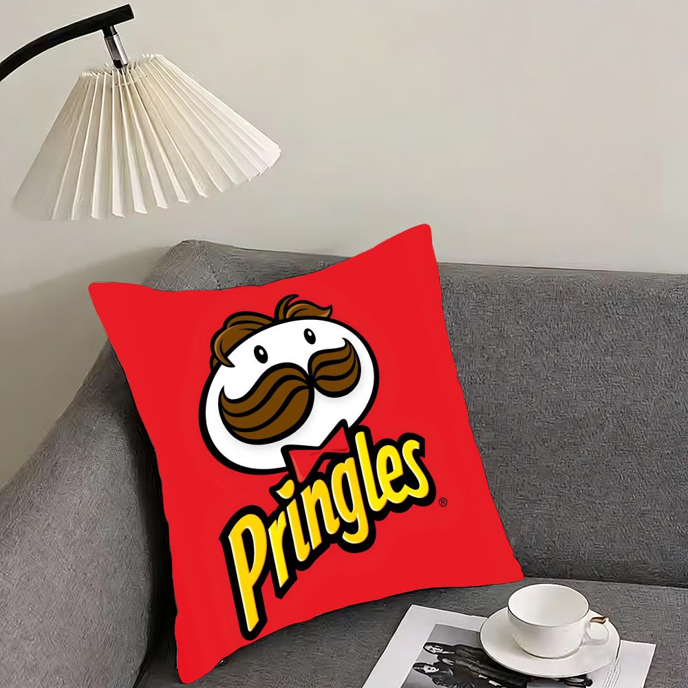 Classic PPringles Cushion Cover Elegant Comfort Pillowcase Sofa Bed Doublesided Printed Invisible Zipper Home Decor