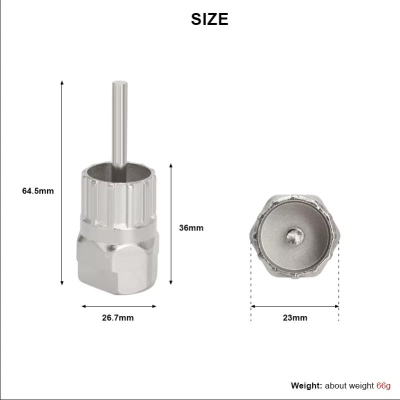 Bicycle Cassette Flywheel Remover Sprocket Extractor Bike Upgrade Rotor Lockring Removal Wrench Chain Whip Repair Tools