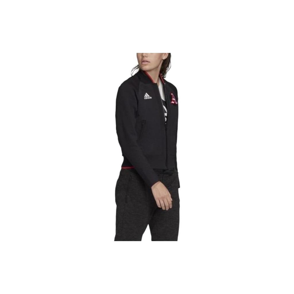 Adidas VRCT Jacket Long Sleeve Sports Coat Women Outerwear Black FI9214