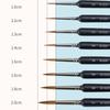 9/10 Pcs Miniature Paint Brush Set Professional Nylon Brush Acrylic Painting Thin Hook Line Pen Art Supplies Hand Painted