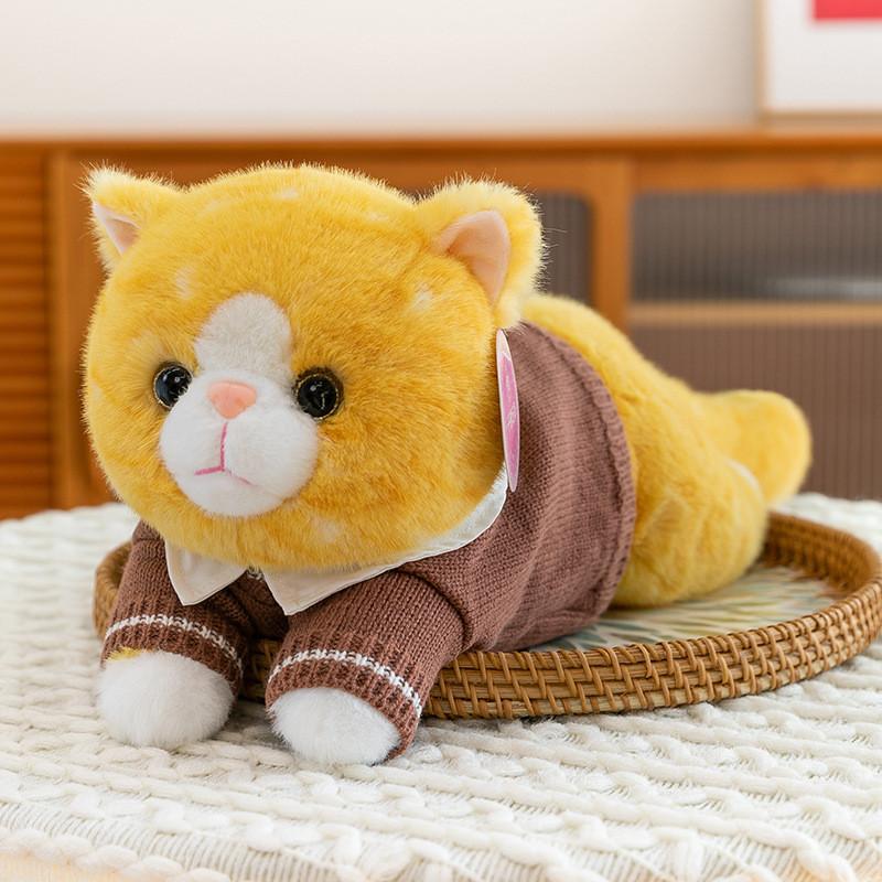 Cartoon Cat Plush Toy With Pp Cotton Filling Perfect For Home Decor And Gift Ideas