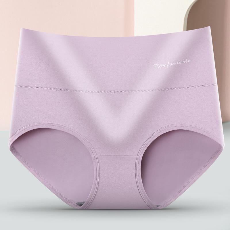 Baumwollunterwäsche mit hohem Bund für Übergrößen-Frauen und ältere Damen