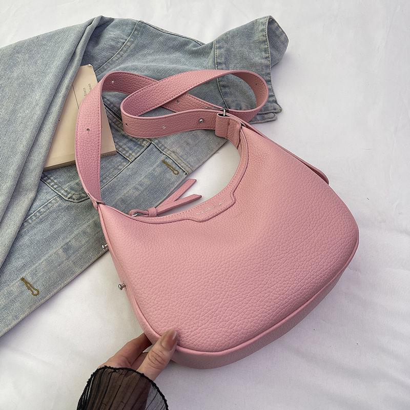 

Crescent Women s Crossbody Bag: 2025 Fashionable Casual Shoulder Bag рожевий