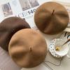 Women S Vintage Versatile Korean Style Small Face Mushroom Beret Hat Customizable