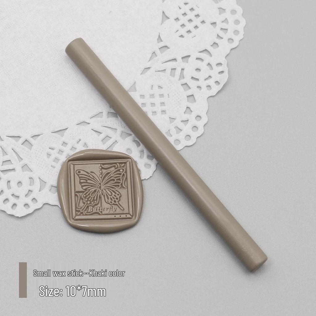 Bețișoare de Ceară de Sigiliu Mat Perlat, 125 Culori, 10x0.7cm, Compatibile cu Pistoale de Ceară, Culori Mixabile