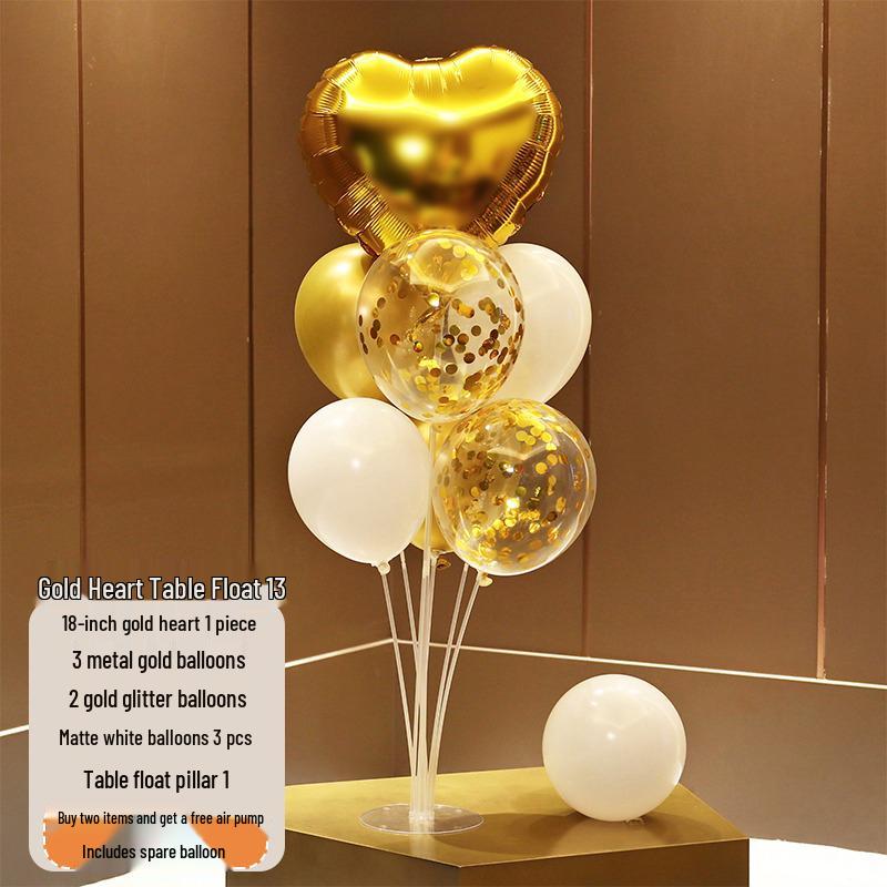 Glowing Balloon Column Stand for Birthday, Party, Shop Opening, or Proposal Decorations