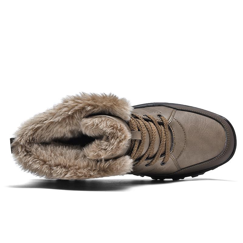 Velké zimní boty Vodotěsné Outdoorové boty Pánské kotníkové sněhule Pánské turistické boty