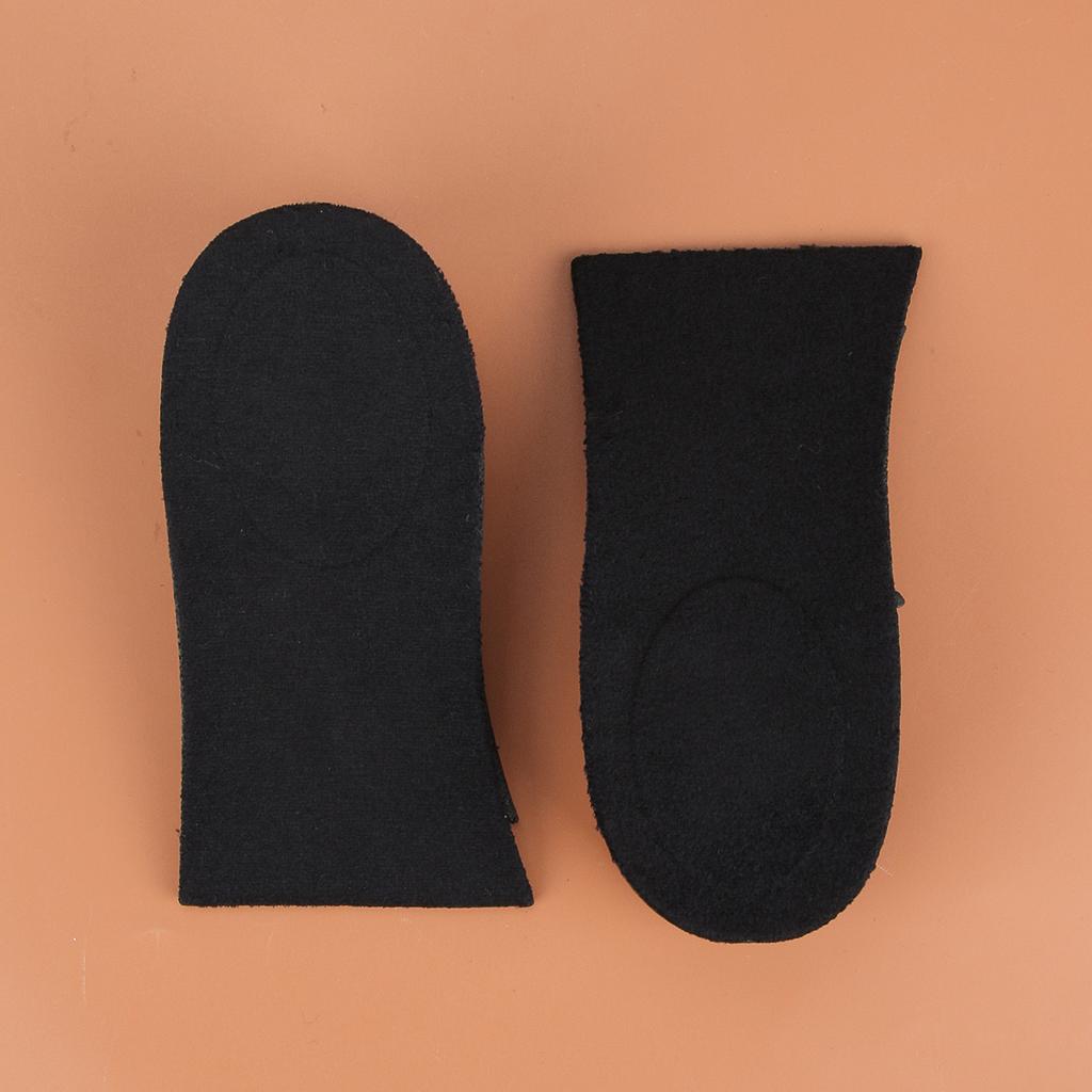 Scarpe Rialzanti con Rialzo Invisibile, Kit Rialzo Soletta, Rialzi per Scarpe con Tacco per Uomo e Donna, Kit Rialzo Scarpe con Tacco a 1/2/3/4 Strati, Nero